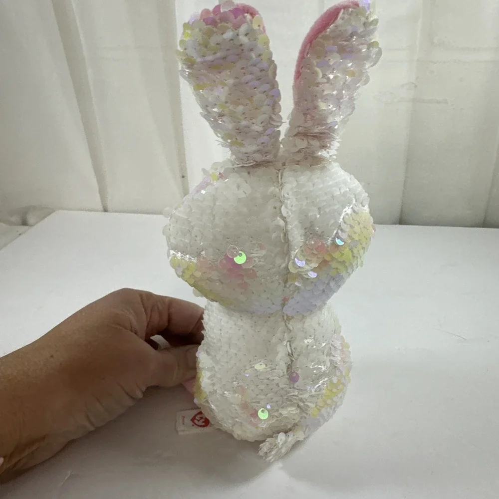 Ty Beanie Boos Bonnie Sequin Bunny Rabbit Flippables 7